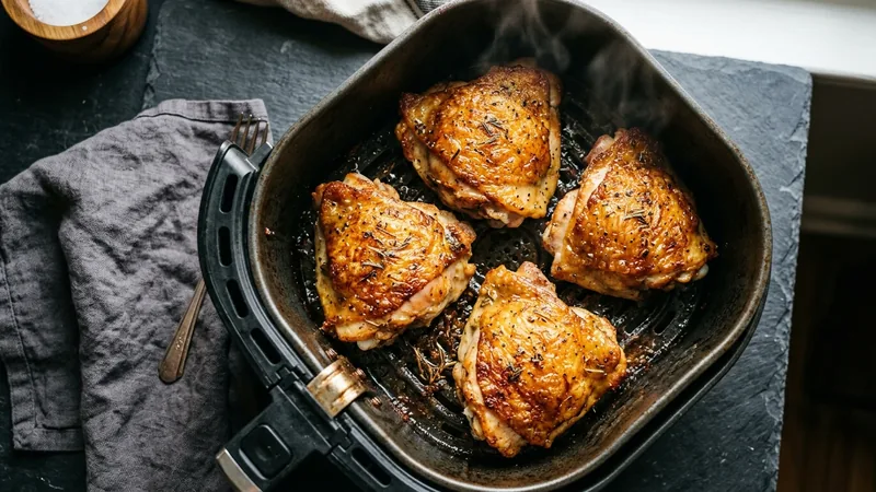 Air Fryer Chicken Thighs